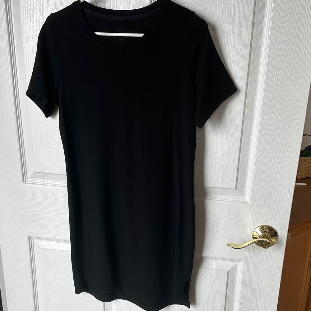 WoolX Black T-Shirt Dress